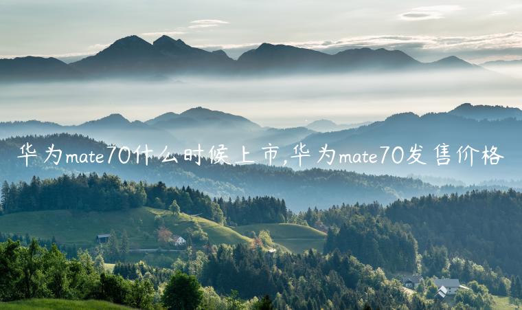 华为mate70什么时候上市,华为mate70发售价格