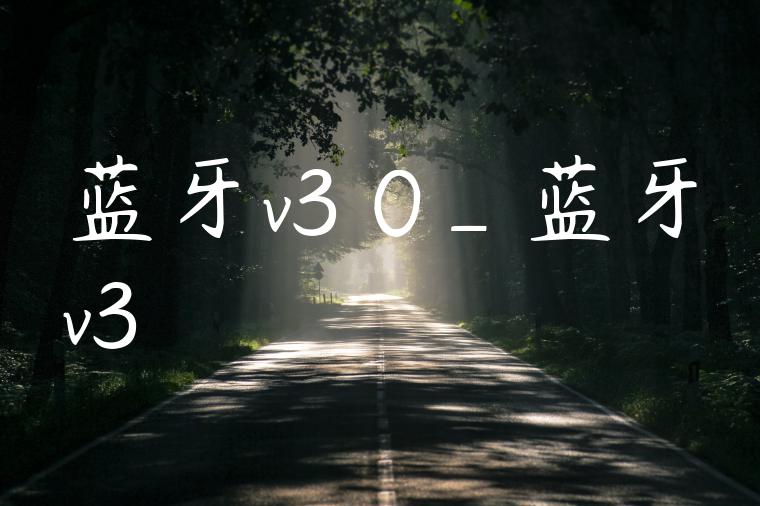 蓝牙v3 0_蓝牙v3