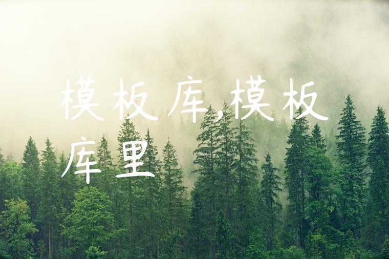 模板库,模板库里