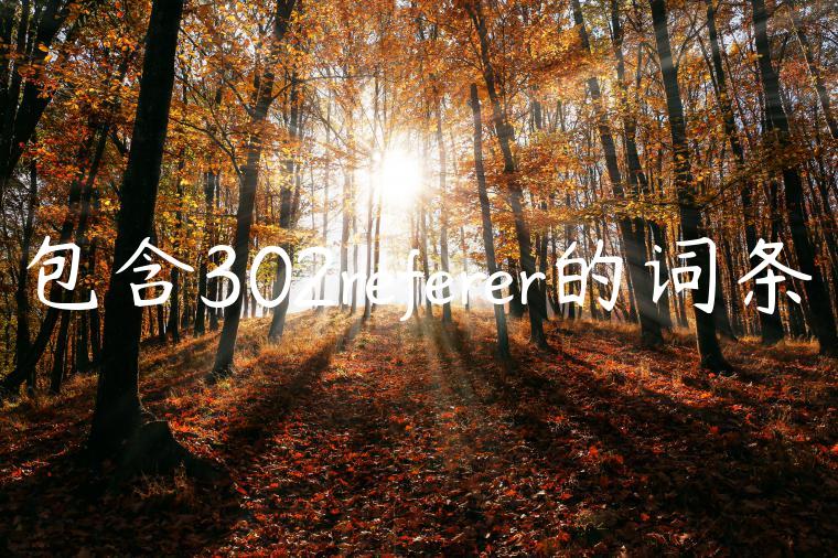 包含302referer的词条