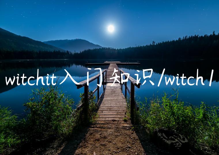 witchit入门知识/witch1
