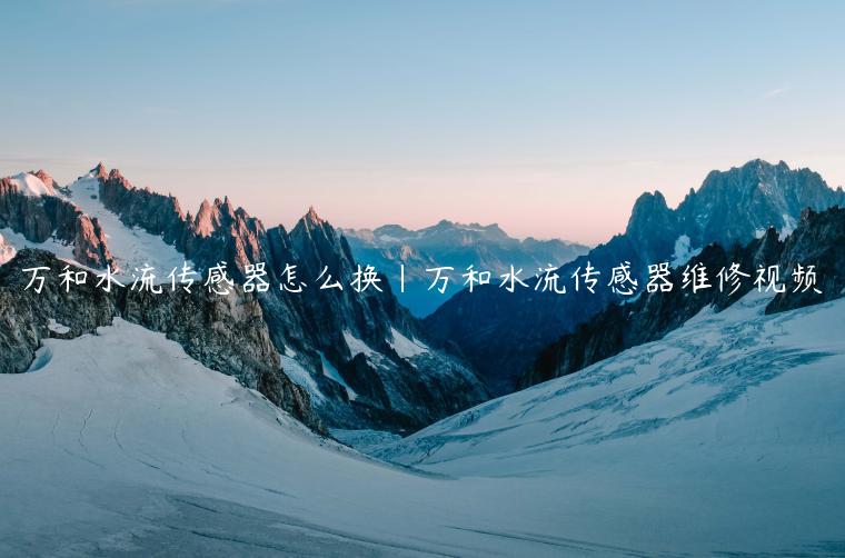 万和水流传感器怎么换|万和水流传感器维修视频