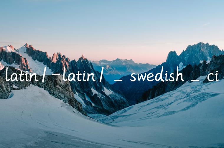 latin1-latin1_swedish_ci