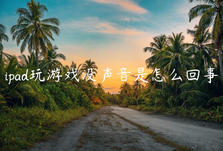 ipad玩游戏没声音是怎么回事